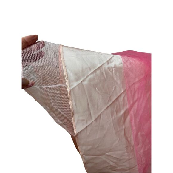 Vintage DE LARU Collection Formal Prom Or Wedding Gown Sz5/6 Pink - Picture 13 of 13